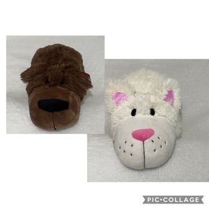 Flip A Zoo Bradley Labrador & Rachel Cat Plush toy pets stuffed animals Pillow